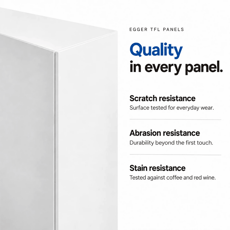Klovo White 9-Piece Garage Cabinet System with Laminated Worktop