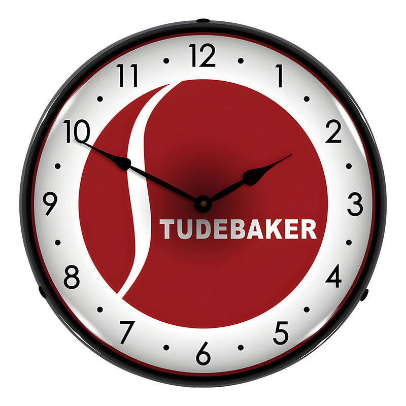 Collectable Sign and Clock Studebaker Backlit Wall Clock