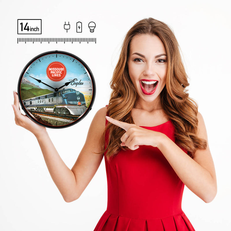 Collectable Sign and Clock Wall Clock