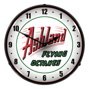 Collectable Sign and Clock Ashland Flying Octanes Backlit Wall Clock