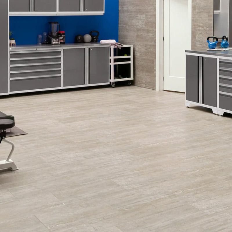 NewAge Products Sandstone Stone Composite 9.5mm Luxury Vinyl Tile Flooring (7 Pack)