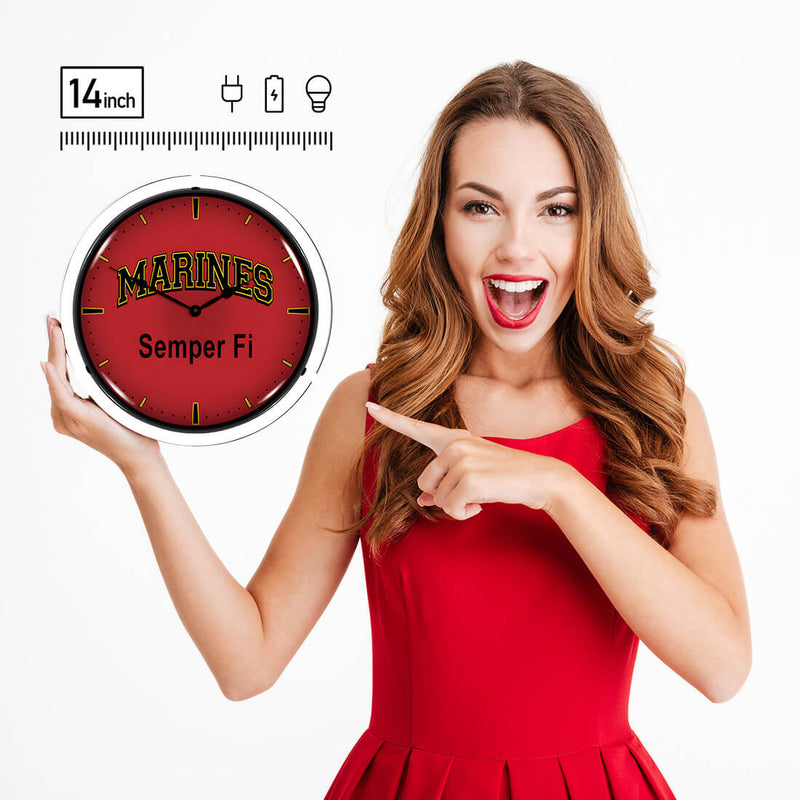 Collectable Sign and Clock Wall Clock