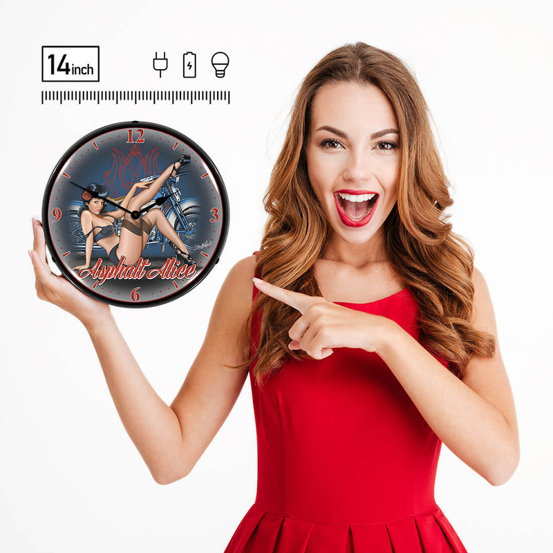 Collectable Sign and Clock Wall Clock