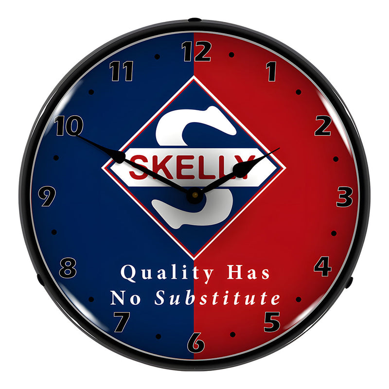 Collectable Sign and Clock Skelly Quality Has No Substitute Backlit Wall Clock