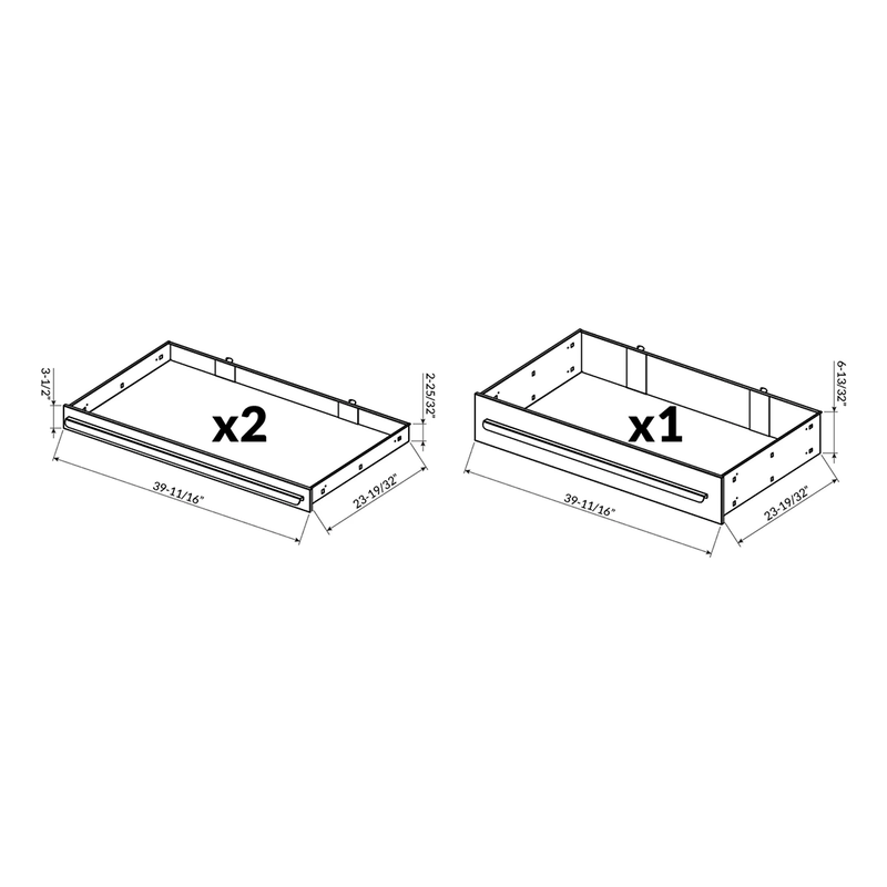 Dragonfire Tools Pro Series 17-Drawer 7-Foot Workbench (Grey)