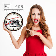 Collectable Sign and Clock Wall Clock