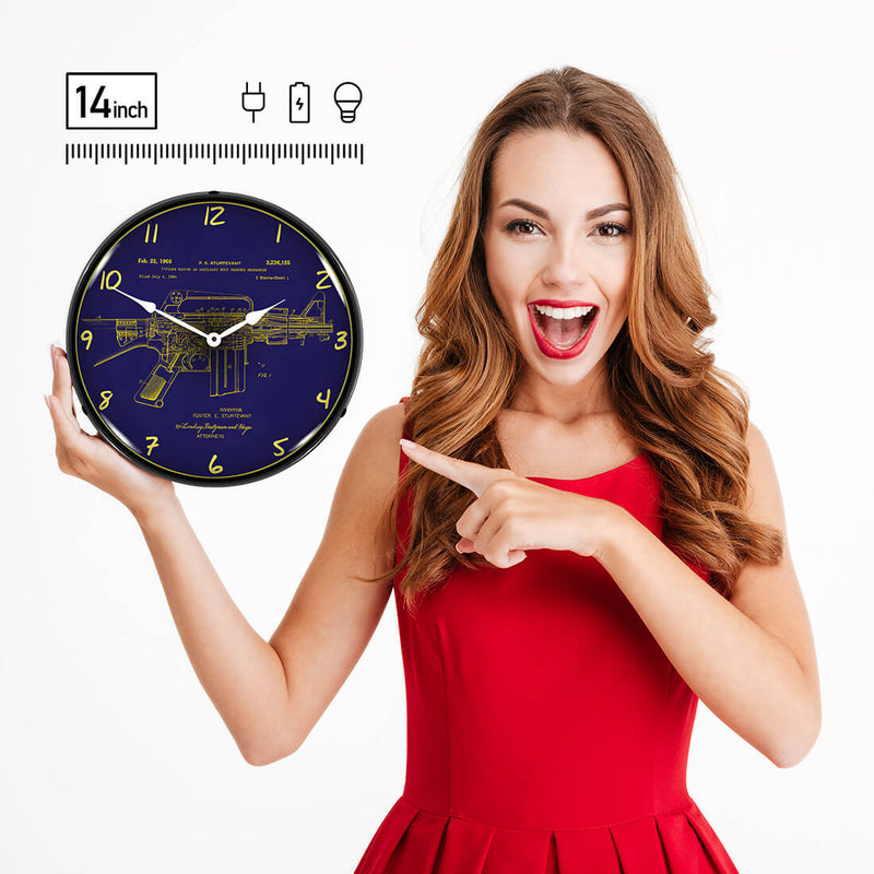 Collectable Sign and Clock Wall Clock