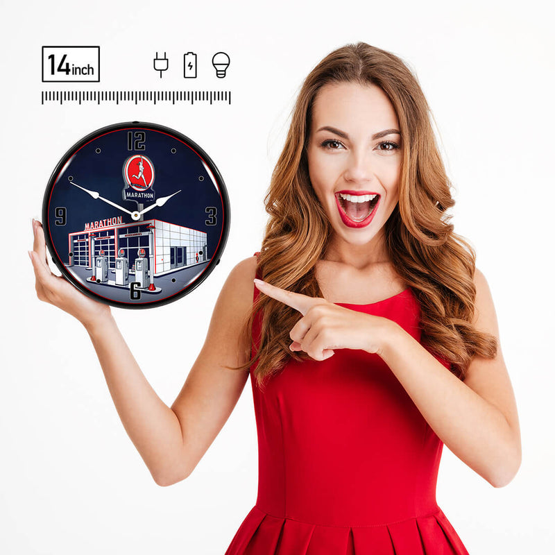 Collectable Sign and Clock Wall Clock