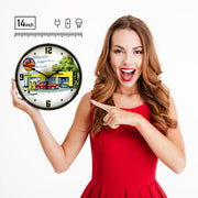 Collectable Sign and Clock Wall Clock