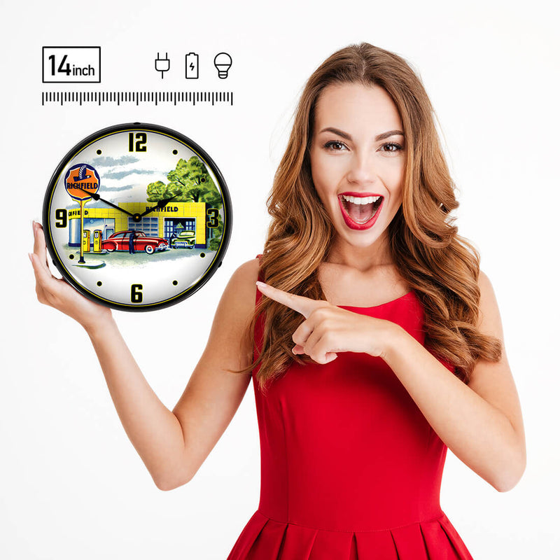 Collectable Sign and Clock Wall Clock