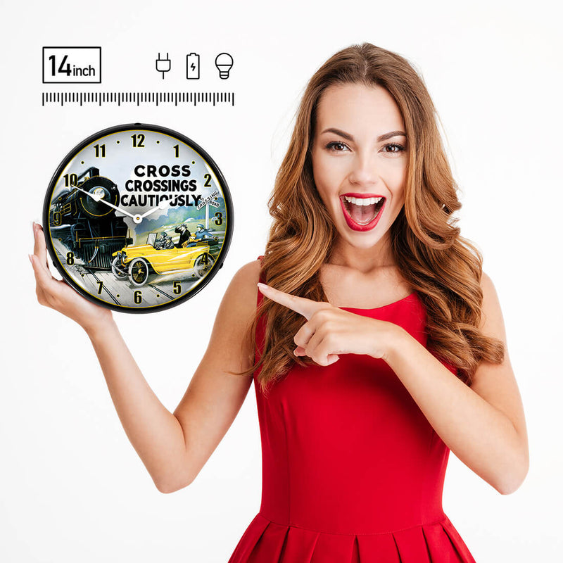 Collectable Sign and Clock Wall Clock