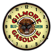 Collectable Sign and Clock Gilmore Gas Backlit Wall Clock