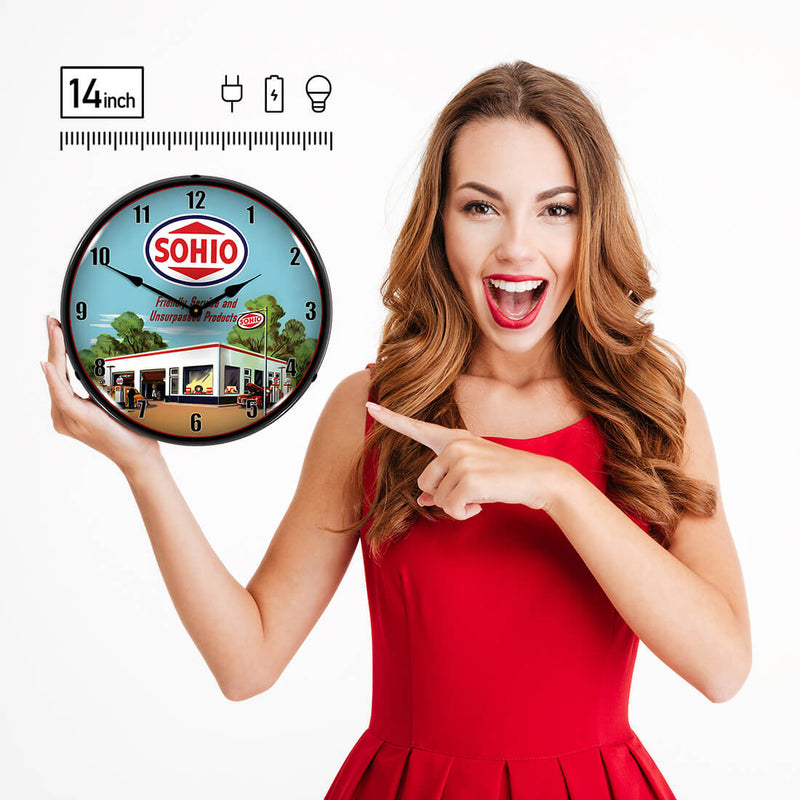 Collectable Sign and Clock Wall Clock