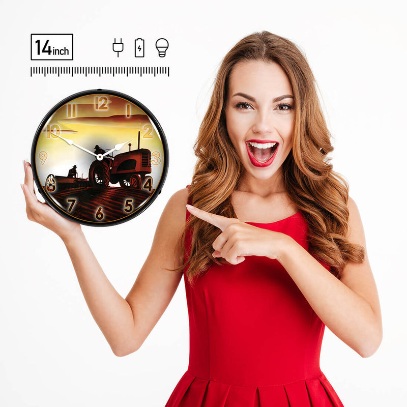 Collectable Sign and Clock Wall Clock