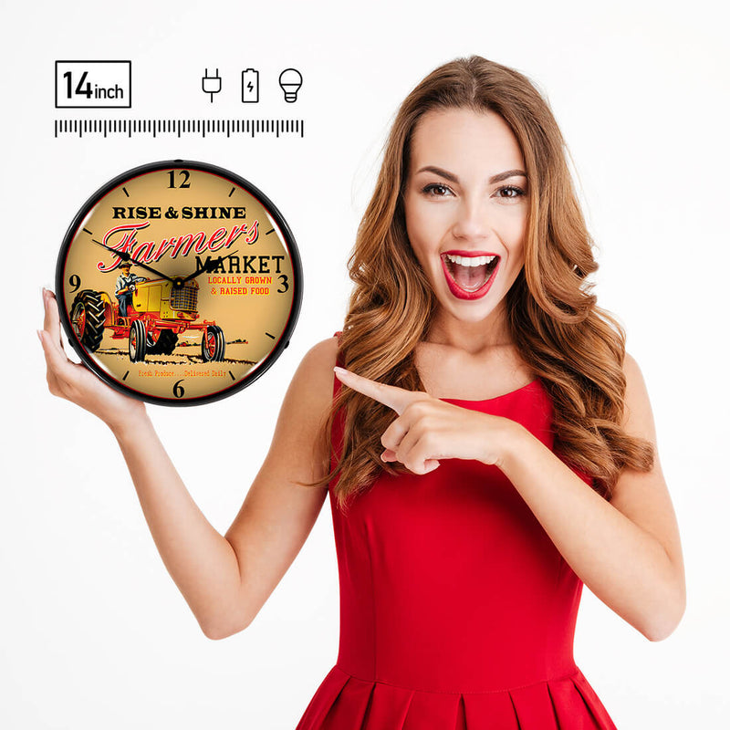 Collectable Sign and Clock Wall Clock