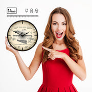 Collectable Sign and Clock Wall Clock