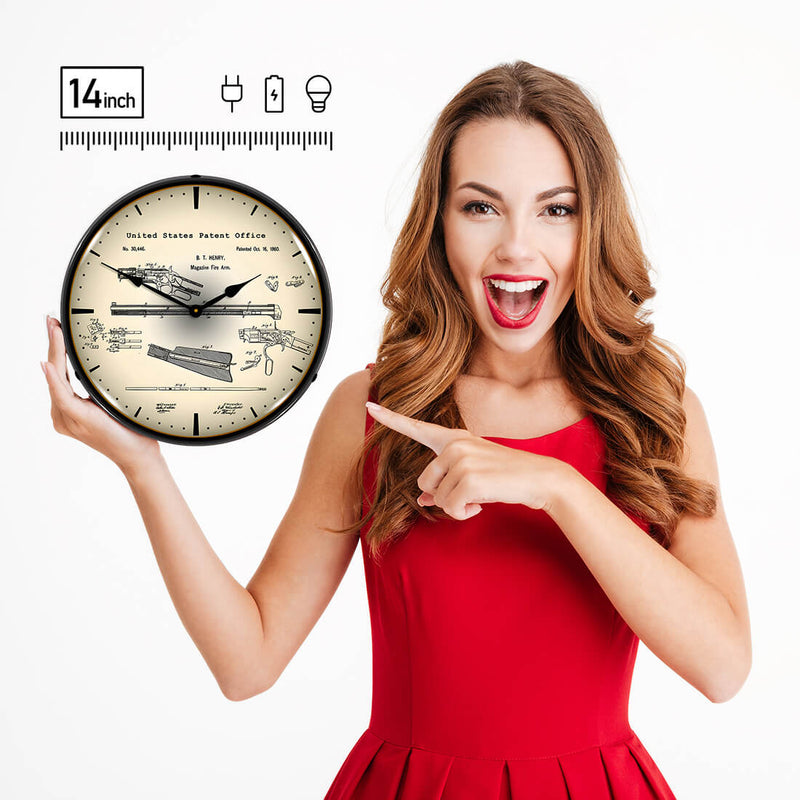 Collectable Sign and Clock Wall Clock