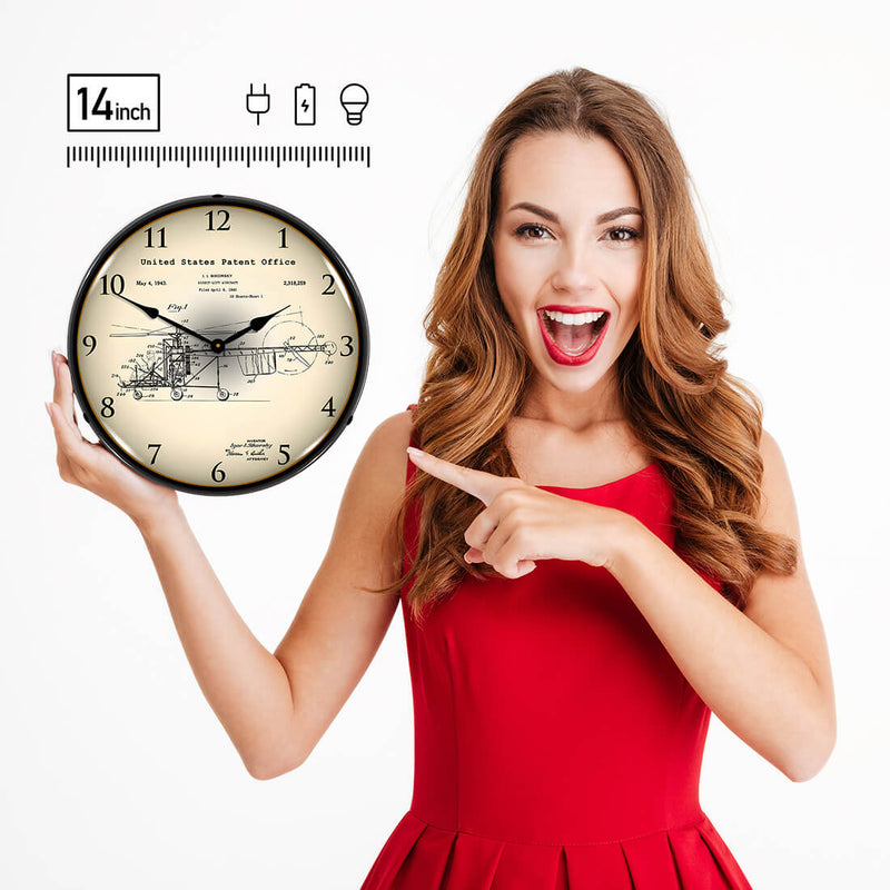 Collectable Sign and Clock Wall Clock