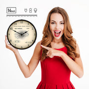 Collectable Sign and Clock Wall Clock
