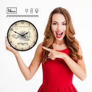 Collectable Sign and Clock Wall Clock