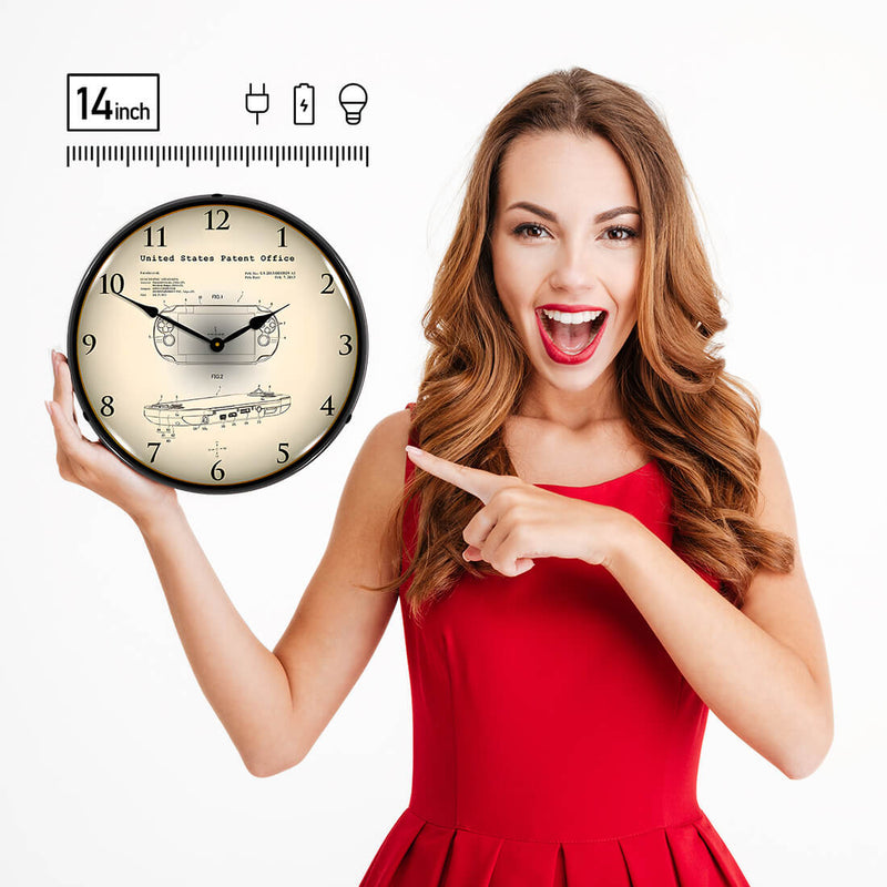 Collectable Sign and Clock Wall Clock