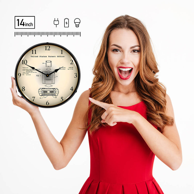 Collectable Sign and Clock Wall Clock