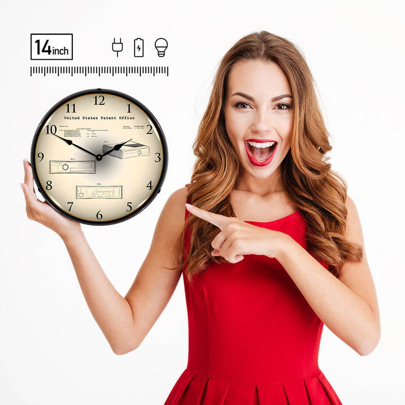Collectable Sign and Clock Wall Clock