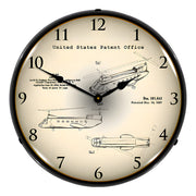 Collectable Sign and Clock 1956 CH-47 Chinook Helicopter Backlit Wall Clock