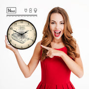 Collectable Sign and Clock Wall Clock
