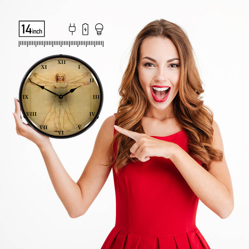 Collectable Sign and Clock Wall Clock
