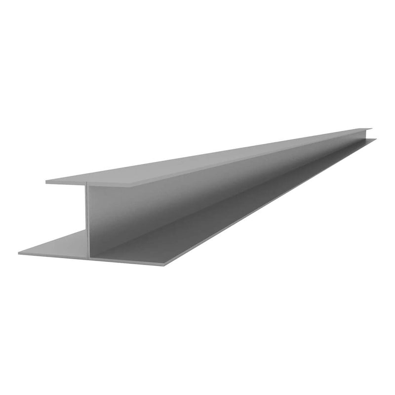 Proslat 96" PVC Slatwall H Trim - Light Gray (4-Pack) | 23374K | Garage Giant