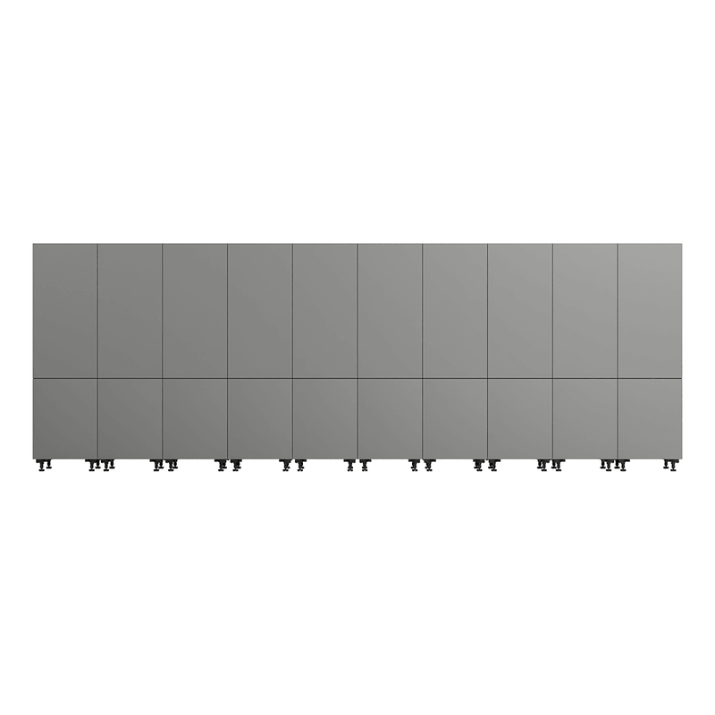 Klovo Grey 10-Piece Tall Garage Cabinet System