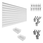 Proslat Slatwall Organizer / Gardener Bundle (White) | 33001K | Garage Giant