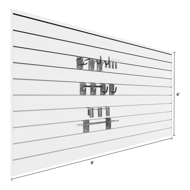 Proslat Slatwall Sports Bundle (White) | 33004K | Garage Giant