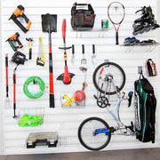 Proslat Ultimate Slatwall Wall Storage Bundle (White) | 33009K | Garage Giant
