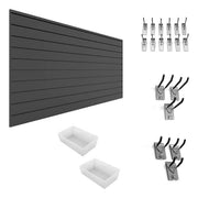 Proslat Slatwall Organizer / Gardener Bundle (Charcoal) | 33051K | Garage Giant