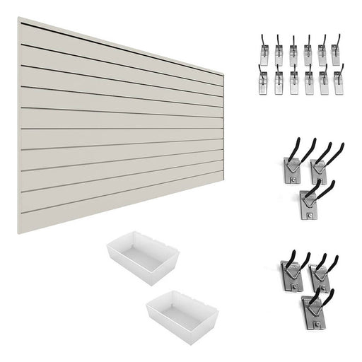 Proslat Slatwall Organizer / Gardener Bundle (Sandstone) | 33091K | Garage Giant