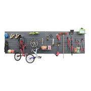 Proslat Ultimate Slatwall Wall Storage Bundle (Charcoal) | 33509K | Garage Giant