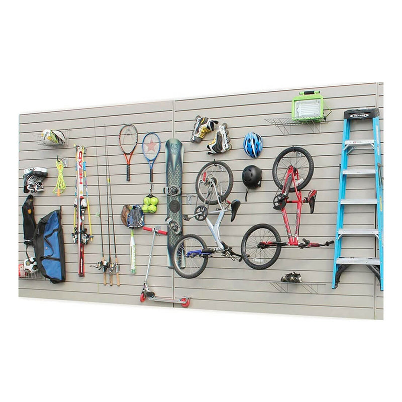 Proslat PVC The U-Turn Slatwall Bundle - Sandstone | 33737K | Garage Giant