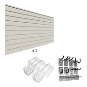 Proslat Ultimate Slatwall Wall Storage Bundle (Sandstone) | 33909K | Garage Giant