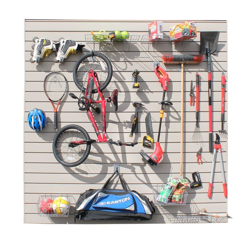 Proslat Ultimate Slatwall Wall Storage Bundle (Sandstone) | 33909K | Garage Giant