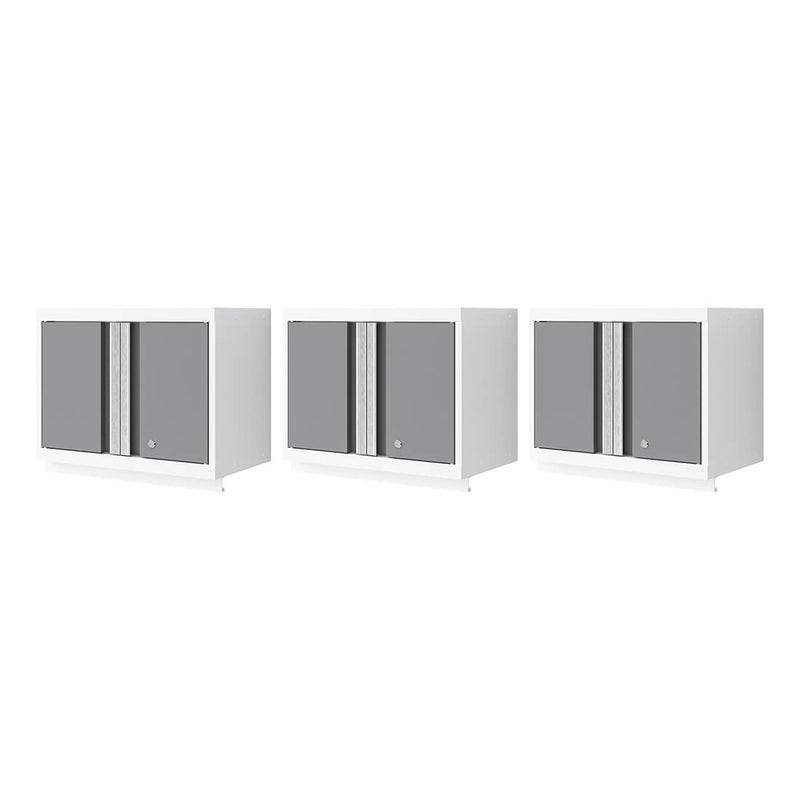 NewAge Products Bold XL Platinum 24-Inch Wall Cabinet (3-Pack)