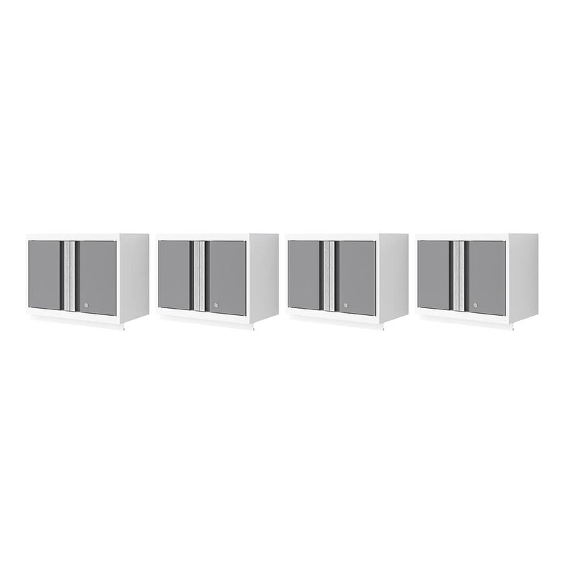 NewAge Products Bold XL Platinum 24-Inch Wall Cabinet (4-Pack)