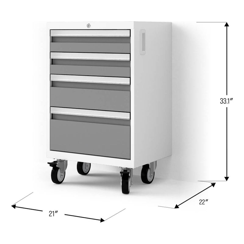 NewAge Products Bold XL Platinum Rolling Tool Drawer Cabinet