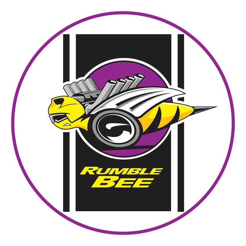 PERGL Rumble Bee 36-Inch Metal Sign