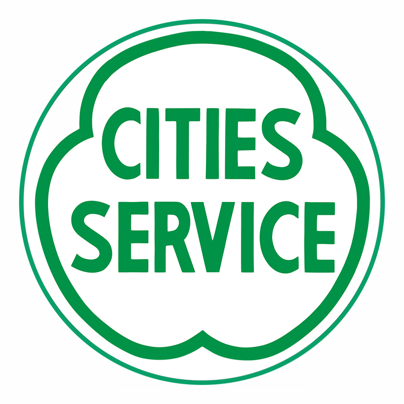 PERGL Cities Services 36-Inch Metal Sign