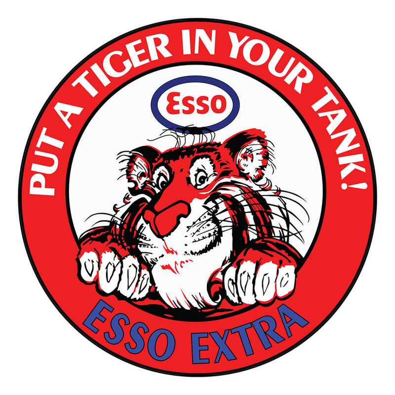 PERGL Esso Extra 36-Inch Metal Sign