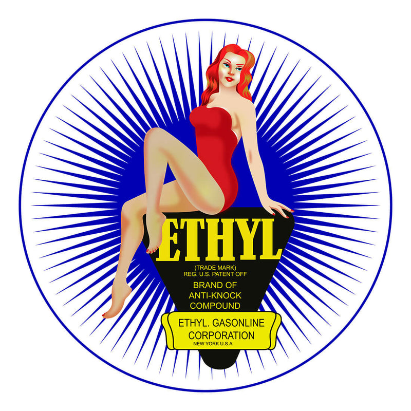 PERGL Ethyl 36-Inch Metal Sign