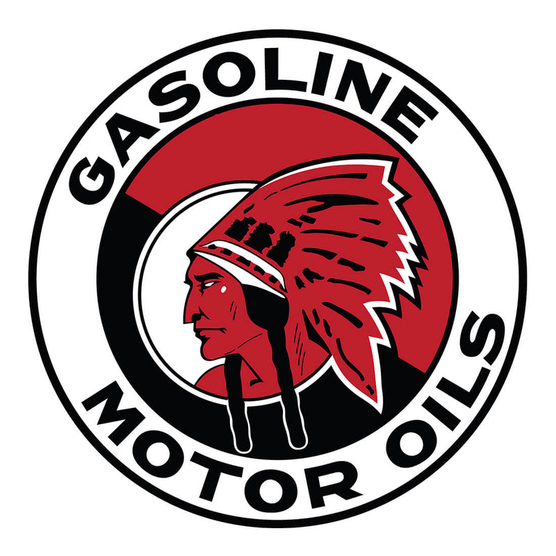 PERGL Gasoline Motor Oils 36-Inch Metal Sign