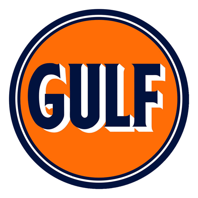 PERGL Gulf 36-Inch Metal Sign